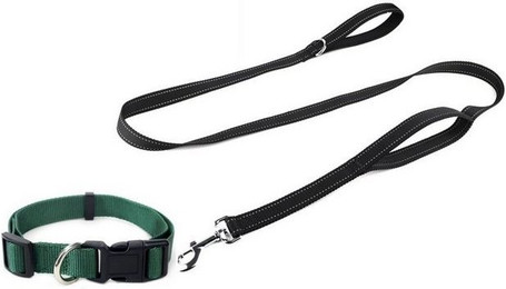 Produktbild von Illes-Laedchen Hunde-Halsband mit Leine im Set