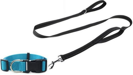 Produktbild von Illes-Laedchen Hunde-Halsband mit Leine im Set