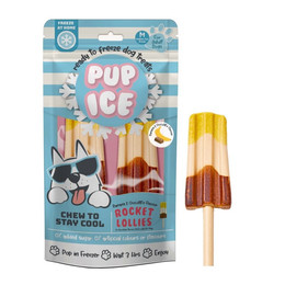 Produktbild von IM Pup Ice Hundesnack Eis Rocket Lollies Banane & Schokolade - 2 x 90 g