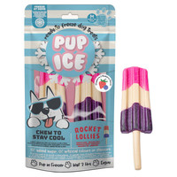 Produktbild von IM Pup Ice Hundesnack Eis Rocket Lollies Erdbeer & Blaubeere