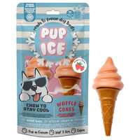 Produktbild von IM Pup Ice Hundesnack Waffeleis Erdbeere