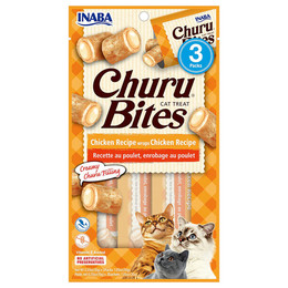 Produktbild von INABA Churu Bites Hühnerwraps für Katzen - 3 x 10 g