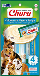Produktbild von INABA Churu Huhn mit Käse Hundesnack - 4 x 14 g