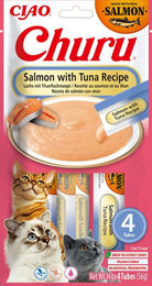 INABA Churu Katzenleckerli Lachs & Thunfisch - 4 x 14 g – Bild 1 von 2