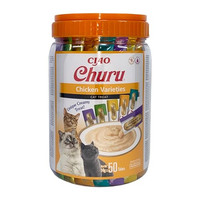 Produktbild von INABA Churu Katzenleckerlis Liquid Snack Variety mit Huhn - 50 x 14 g