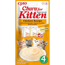 Produktbild von INABA Churu Kitten Hühnerleckerli - 4 x 14 g