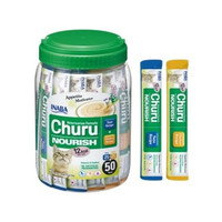Produktbild von INABA Churu Nourrish mit Thunfisch und Huhn für Katzen - 50 x 14 g