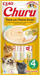 Produktbild von INABA Churu Tuna with cheese 4x14g Thunfisch mit Käse für die Katze