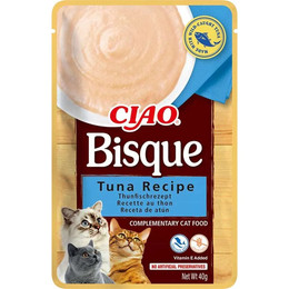 Produktbild von INABA CIAO Bisque Thunfischcremesuppe für Katzen - 12 x 40 g
