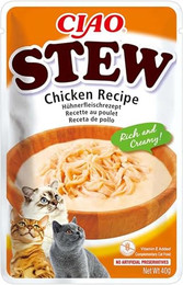 Produktbild von INABA CIAO Stew Hähnchengericht Katzenfutter Nass - 12 x 40 g