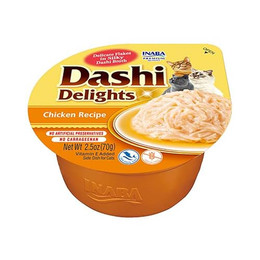 Produktbild von INABA Dashi Delights Katzenfutter Nass Hähnchen - 6 x 70 g