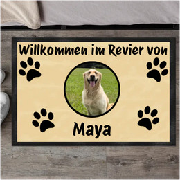 Produktbild von Individuelle Fußmatte "Mein Revier"
