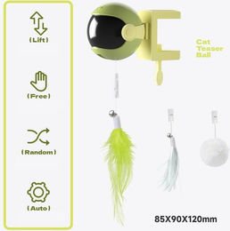 Produktbild von Intelligentes Katzenspielzeug, automatisch anhebendes Katzenspielzeug, interaktives Kätzchenspielzeug, Puzzle-Haustierballspielzeug, Katzenbedarf