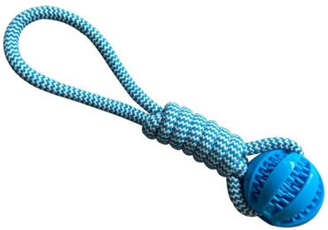 Produktbild von Interaktives Hundespielzeug mit Leckerli-Seil und Gummibällen - 1 Stk.