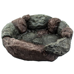 INTERGARDEN Vogeltränke Vogelbad groß in Steinoptik – Bild 1 von 9