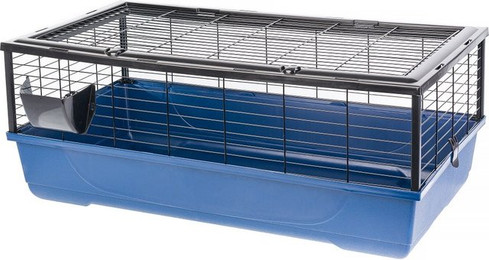 Produktbild von INTERZOO Bunny 100 Kleiner Nagetierkäfig 100 cm dunkelblau
