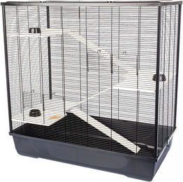 Produktbild von INTERZOO Davis + Holzkäfig für Nager 100 cm schwarz