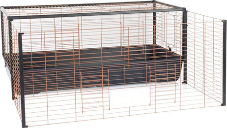 Produktbild von Interzoo Kaninchenkäfig 120 mit Erweiterung