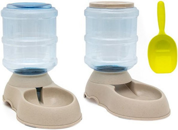 Produktbild von Intirilife Futter- und Wasserspender mit Schaufel 3,6 L - 2 x 3,6 l