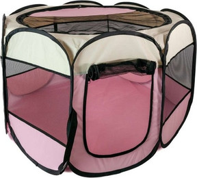 Produktbild von Intirilife Laufstall für Haustiere 77 x 58 cm Spielzelt aus Oxford-Gewebe