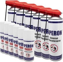 IPERON® Ungezieferschutz Duo - 6 x 150 ml Ungeziefer-Vernebler Fogger & 6 x 400 ml Ungezieferspray im Set – Bild 1 von 5