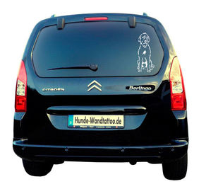 Produktbild von Irischer Wolfshund Auto Wohnmobil Aufkleber I Wandtattoo