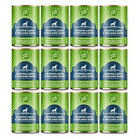Produktbild von Irish Pure Premium Nassfutter für Hunde Atlantik-Lachs - 12 x 390 g