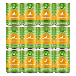 Produktbild von Irish Pure Premium Nassfutter für Hunde mit irischem Huhn und Kelp-Alge - 12 x 390 g