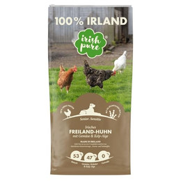 Produktbild von Irish Pure Senior Trockenfutter Freiland-Huhn mit Kelp-Alge & Gemüse - 12 kg