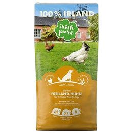 Produktbild von Irish Pure Trockenfutter Adult Freiland-Huhn mit Kelp-Alge & Gemüse - 12 kg