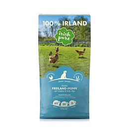 Produktbild von Irish Pure Welpenfutter Junior mit Freiland-Huhn, Gemüse & Kelp-Alge - 4 kg