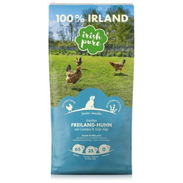 Produktbild von Irish Pure Welpenfutter Trockenfutter Freiland-Huhn mit Kelp-Alge & Gemüse - 12 kg