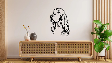 Produktbild von Irish Setter Kopf Wandtattoo Wandbild Wandsticker Wandaufkleber Wanddekoration