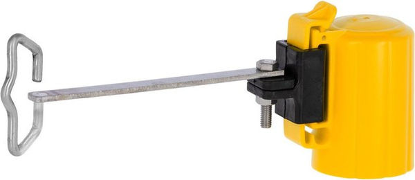 Isolatoren für Elektrozaun Ecklösung für Band / Schnur Kerbl T-Post (x4) – Bild 1 von 3