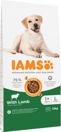 IAMS Adult Large Dog Trockenfutter mit Lamm für große Hunde 12 kg weizenfrei - 12 kg – Bild 1 von 11