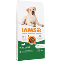 Produktbild von IAMS Adult Large Dog Trockenfutter mit Lamm für große Hunde 12 kg weizenfrei - 12 kg