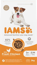 IAMS Adult Small & Medium Hundefutter mit Huhn getreidefrei 3 kg - 3 kg – Bild 1 von 9
