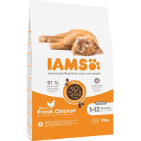 Produktbild von IAMS Advanced Nutrition Kitten Trockenfutter mit Huhn und Pute 2 x 10 kg - 2 x 10 kg