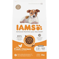 Produktbild von IAMS Advanced Nutrition Puppy Small / Medium Breed Welpenfutter mit Huhn 2 x 3 kg - 2 x 3 kg