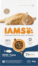 Produktbild von IAMS Advanced Nutrition Senior Cat 7+ Katzenfutter Thunfisch weizenfrei 2 x 3 kg - 2 x 3 kg