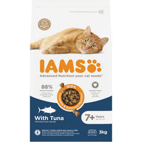 Produktbild von IAMS Advanced Nutrition Senior Cat 7+ Katzenfutter Thunfisch weizenfrei 2 x 3 kg - 2 x 3 kg