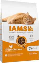 Produktbild von IAMS Advanced Nutrition Senior Cat 7+ mit Huhn 2 x 10 kg - 2 x 10 kg