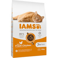 Produktbild von IAMS Advanced Nutrition Senior Cat 7+ mit Huhn 2 x 10 kg - 2 x 10 kg