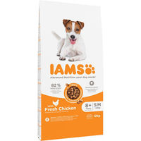 Produktbild von IAMS Advanced Nutrition Senior Small & Medium Dog 8+ Hundefutter mit Huhn getreidefrei 12 kg - 12 kg