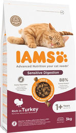 Produktbild von IAMS Advanced Nutrition Sensitive Digestion Hundefutter Adult Pute Glutenfrei 2 x 3 kg - 2 x 3 kg