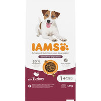 Produktbild von IAMS Advanced Nutrition Sensitive Digestion Hundefutter mit Pute 12 kg