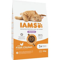 Produktbild von IAMS Advanced Nutrition Trockenfutter Katze Adult Hairball Huhn und Pute 2x10 kg - 2 x 10 kg