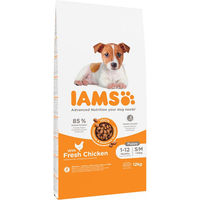 Produktbild von IAMS Advanced Nutrition Welpenfutter für kleine und mittlere Rassen mit Huhn, 2 x 12 kg Beutel - 2 x 12 kg