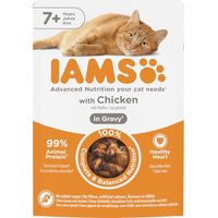 Produktbild von IAMS Delights Katzen Nassfutter Huhn in Sauce für Senior Katzen 85g - 85 g