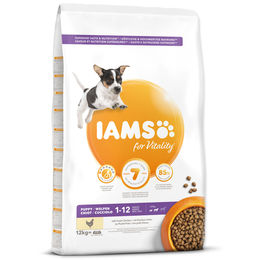 IAMS Hundefutter Welpe Klein & Mittelgroß Huhn 12kg – Bild 1 von 1